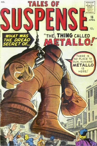 Cover for Tales of Suspense (Marvel, 1959 series) #16