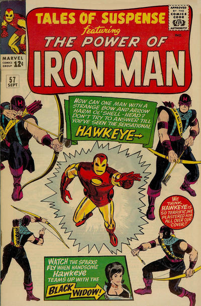 Cover for Tales of Suspense (Marvel, 1959 series) #57