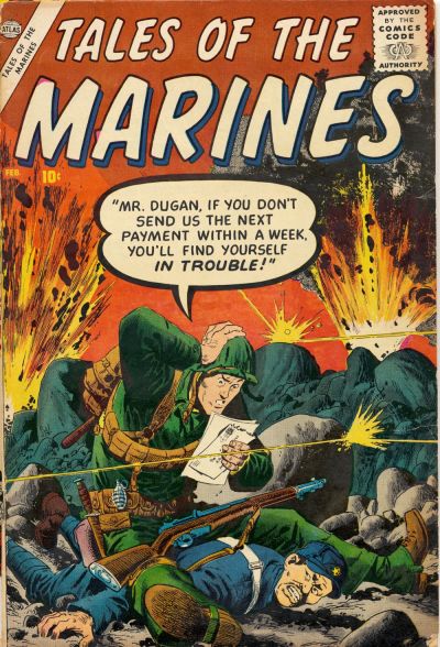 Cover for Tales of the Marines (Marvel, 1957 series) #4