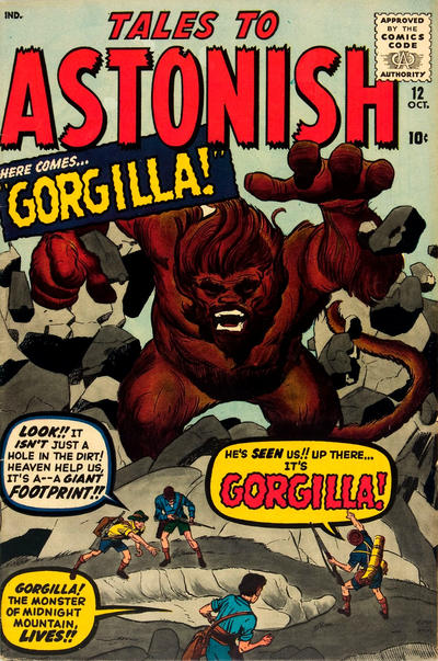 Cover for Tales to Astonish (Marvel, 1959 series) #12