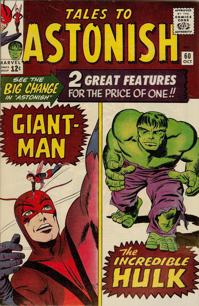 Cover for Tales to Astonish (Marvel, 1959 series) #60