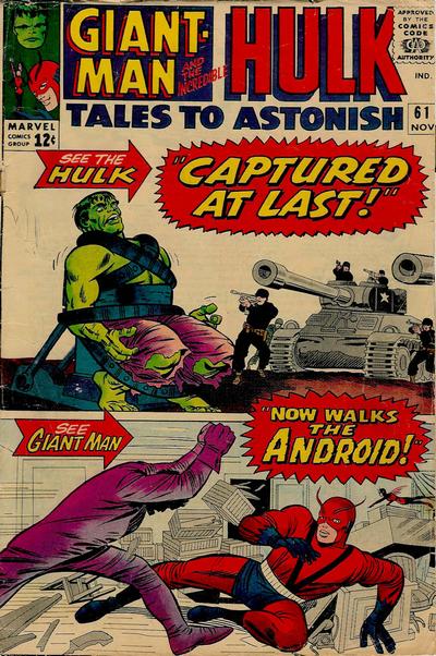 Cover for Tales to Astonish (Marvel, 1959 series) #61