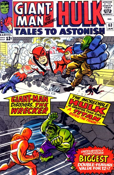Cover for Tales to Astonish (Marvel, 1959 series) #63
