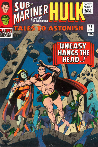 Cover for Tales to Astonish (Marvel, 1959 series) #76