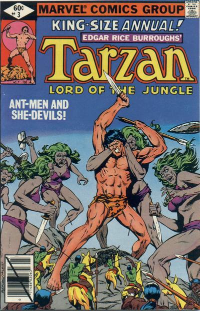 Cover for Tarzan Annual (Marvel, 1977 series) #3 [Direct]