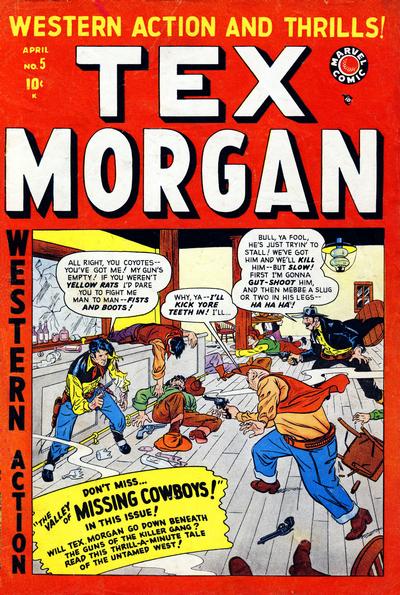 Cover for Tex Morgan (Marvel, 1948 series) #5