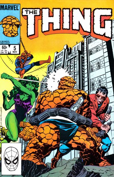 Cover for The Thing (Marvel, 1983 series) #5 [Direct]