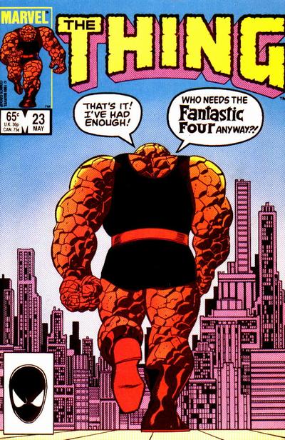 Cover for The Thing (Marvel, 1983 series) #23 [Direct]