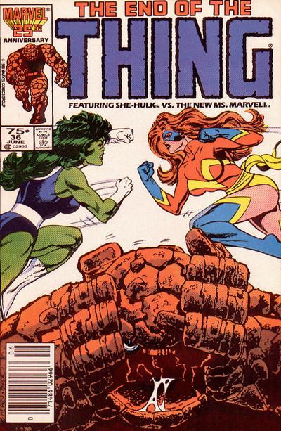 Cover for The Thing (Marvel, 1983 series) #36 [Newsstand]