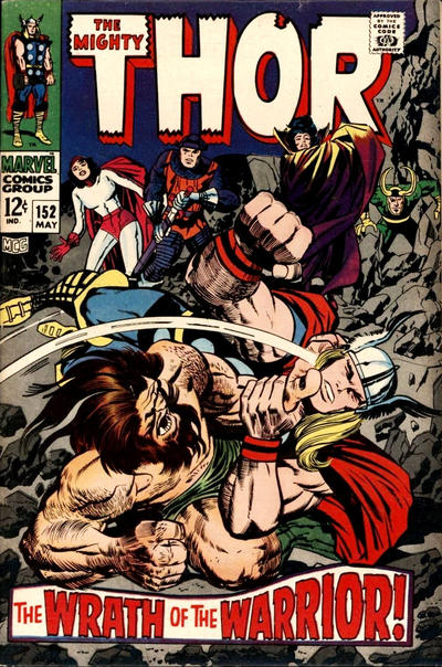 Cover for Thor (Marvel, 1966 series) #152