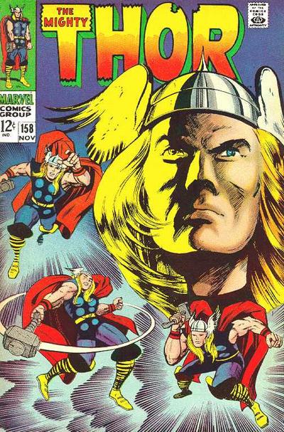 Cover for Thor (Marvel, 1966 series) #158