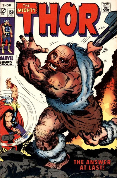 Cover for Thor (Marvel, 1966 series) #159