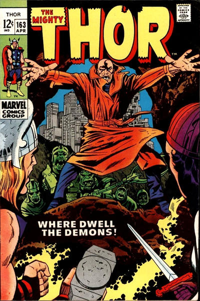 Cover for Thor (Marvel, 1966 series) #163