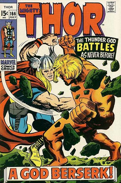 Cover for Thor (Marvel, 1966 series) #166