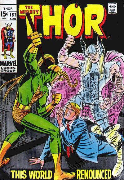 Cover for Thor (Marvel, 1966 series) #167