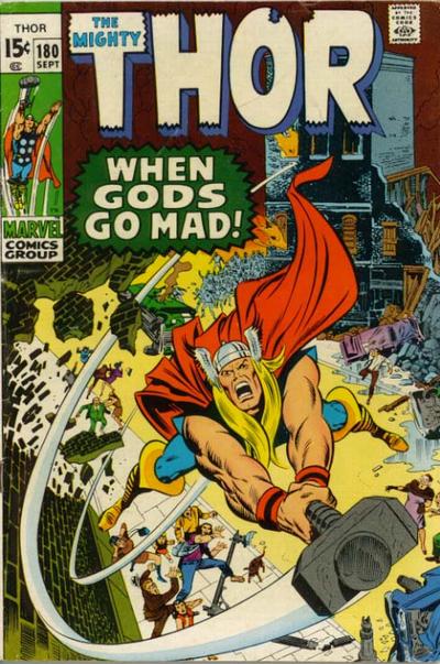 Cover for Thor (Marvel, 1966 series) #180