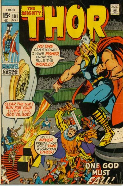 Cover for Thor (Marvel, 1966 series) #181