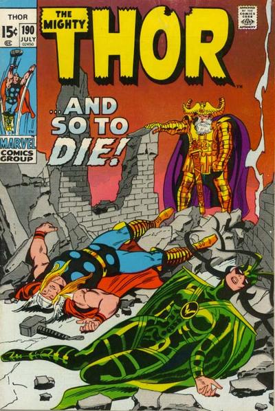 Cover for Thor (Marvel, 1966 series) #190