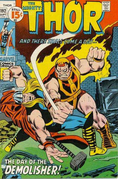 Cover for Thor (Marvel, 1966 series) #192