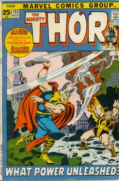 Cover for Thor (Marvel, 1966 series) #193