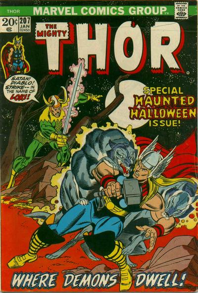 Cover for Thor (Marvel, 1966 series) #207