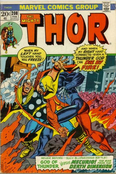 Cover for Thor (Marvel, 1966 series) #208 [Regular Edition]