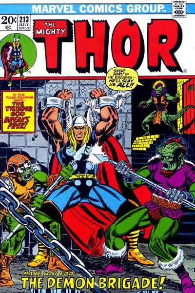 Cover for Thor (Marvel, 1966 series) #213 [Regular Edition]
