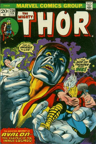Cover for Thor (Marvel, 1966 series) #220