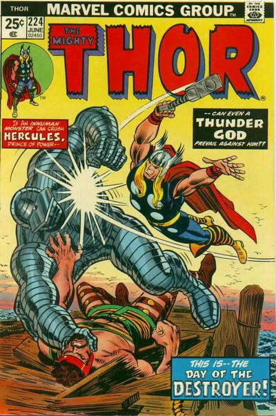 Cover for Thor (Marvel, 1966 series) #224