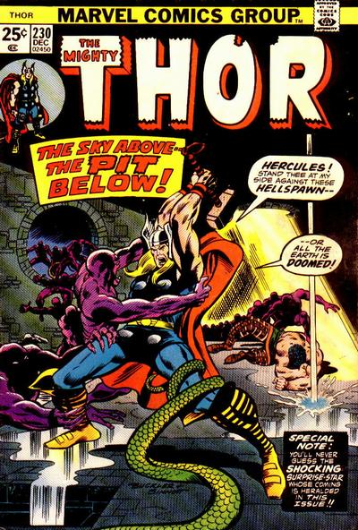 Cover for Thor (Marvel, 1966 series) #230