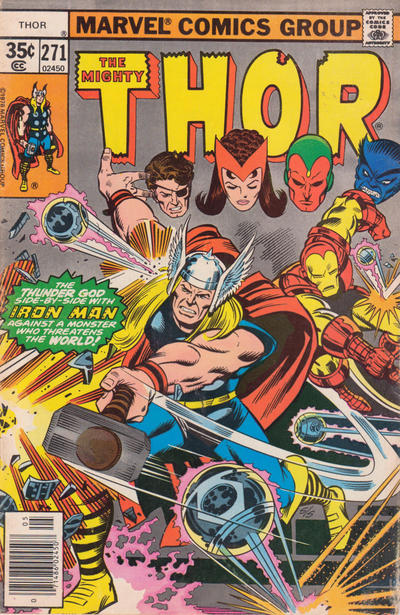 Cover for Thor (Marvel, 1966 series) #271 [Regular Edition]