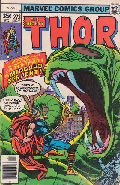 Cover for Thor (Marvel, 1966 series) #273 [Regular Edition]