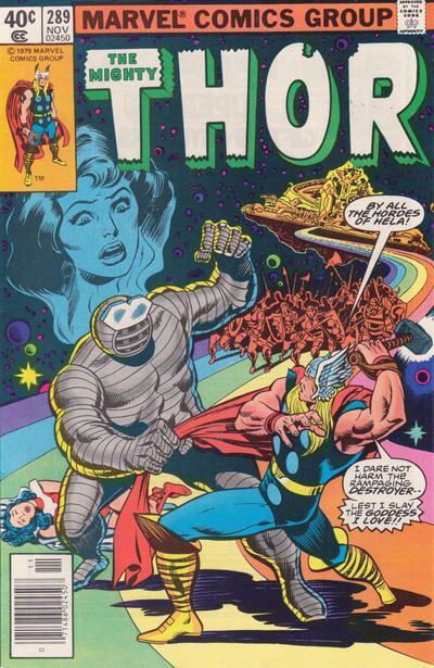 Cover for Thor (Marvel, 1966 series) #289