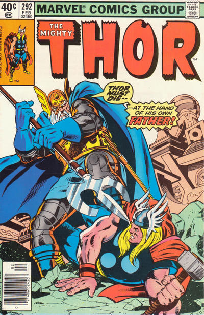Cover for Thor (Marvel, 1966 series) #292 [Newsstand]