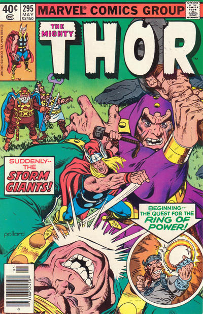 Cover for Thor (Marvel, 1966 series) #295 [Newsstand]