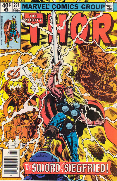 Cover for Thor (Marvel, 1966 series) #297 [Newsstand]