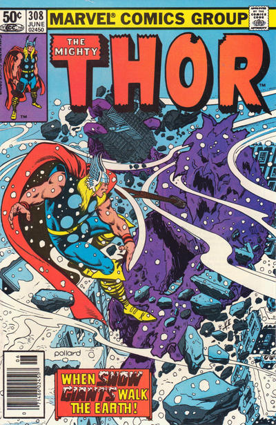 Cover for Thor (Marvel, 1966 series) #308 [Newsstand]