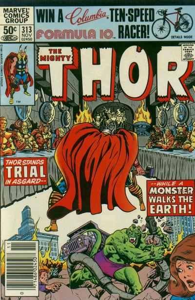 Cover for Thor (Marvel, 1966 series) #313 [Newsstand]