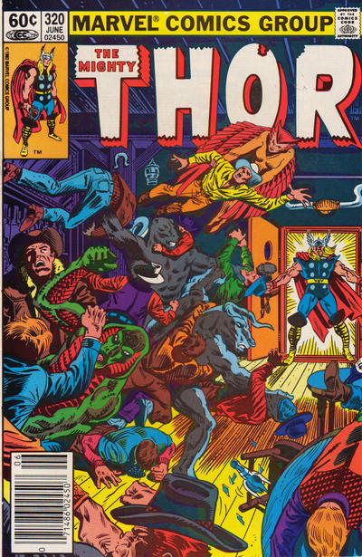 Cover for Thor (Marvel, 1966 series) #320 [Newsstand]