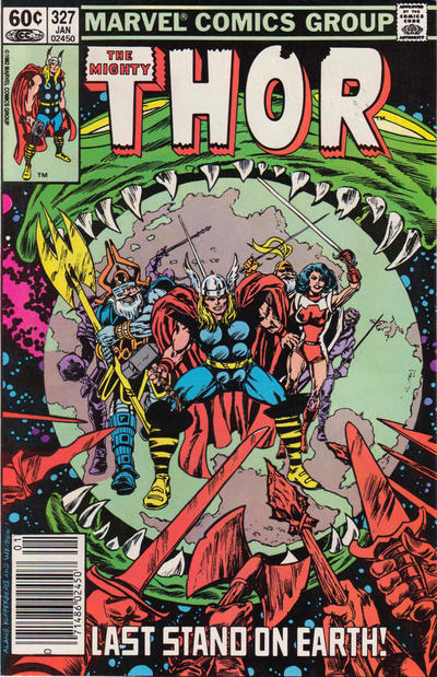 Cover for Thor (Marvel, 1966 series) #327 [Newsstand]