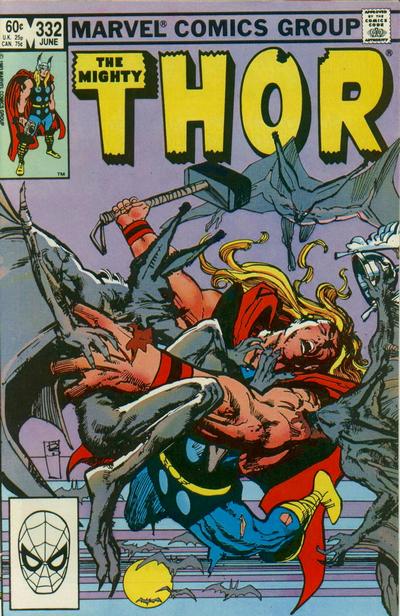 Cover for Thor (Marvel, 1966 series) #332 [Direct]