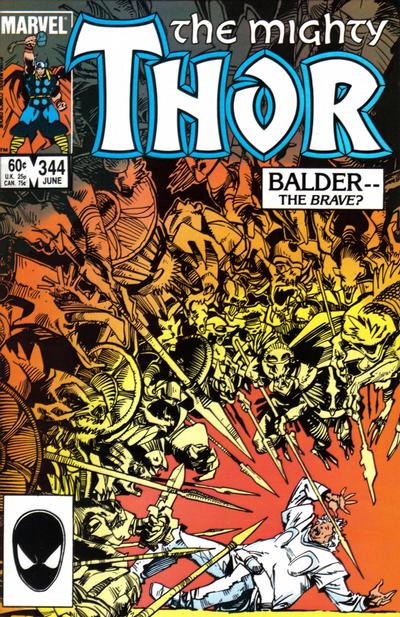Cover for Thor (Marvel, 1966 series) #344 [Direct]