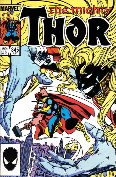 Cover for Thor (Marvel, 1966 series) #345 [Direct]