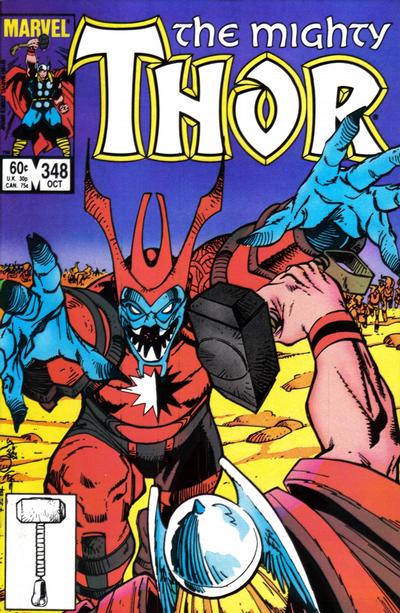 Cover for Thor (Marvel, 1966 series) #348 [Direct]