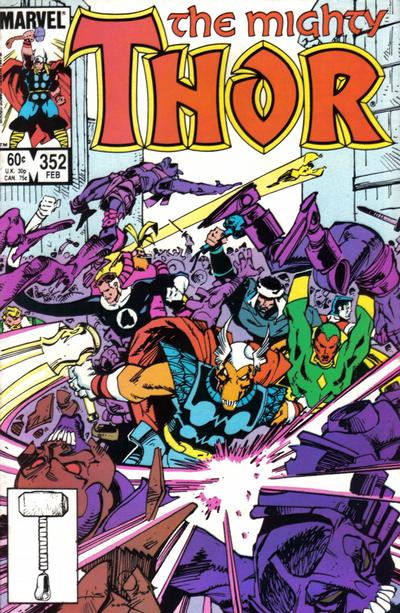 Cover for Thor (Marvel, 1966 series) #352 [Direct]