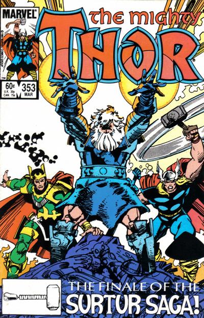 Cover for Thor (Marvel, 1966 series) #353 [Direct]