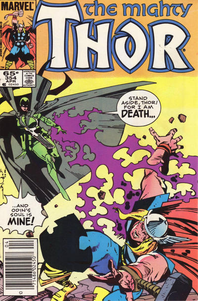 Cover for Thor (Marvel, 1966 series) #354 [Newsstand]
