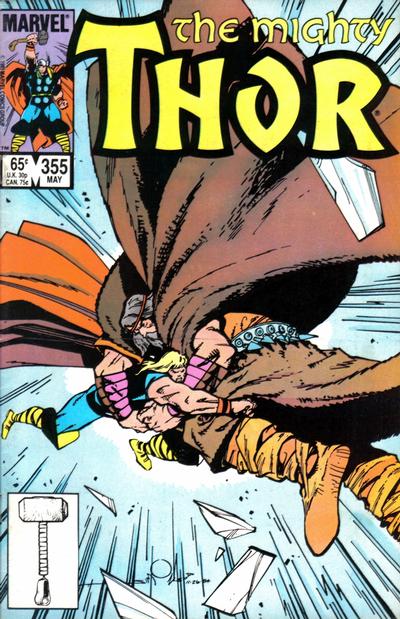 Cover for Thor (Marvel, 1966 series) #355 [Direct]