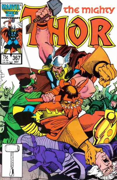 Cover for Thor (Marvel, 1966 series) #367 [Direct]
