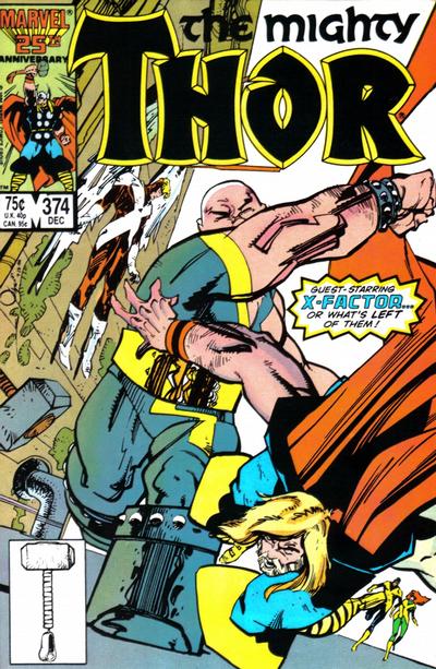 Cover for Thor (Marvel, 1966 series) #374 [Direct]